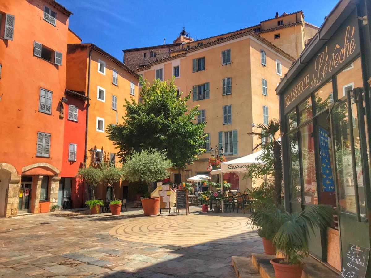 Parking Prive - Vue Mer - Wifi - Centre Historique Grasse Exterior foto
